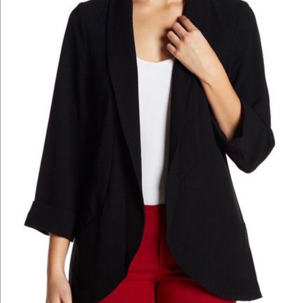 Daniel Rainn Draped Shawl Collar Jacket